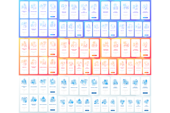 Adulthood Psychology App Page Bundle Graphics & Templates
