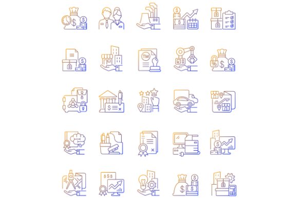 Business Assets Icons Bundle: Practical Graphics for Crafters & Handmade Sellers
