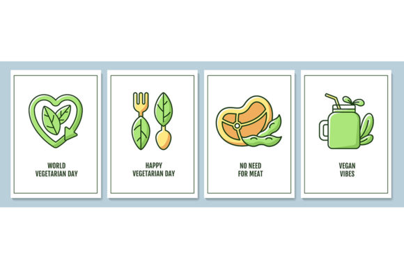 Celebrating Vegetarian Awareness Cards