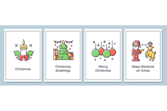 Christmas Celebration Greeting Cards: Festive Graphics for Cricut, Printables & Handmade Business Use