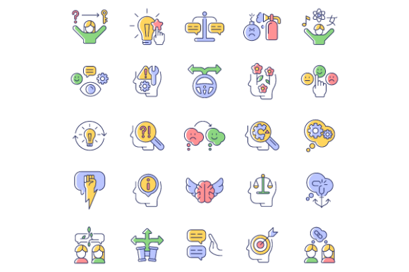 Critical Thinking RGB Icons: An Embroidery Review