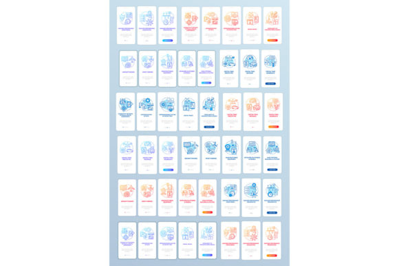 Digital Twin Onboarding Mobile App Page