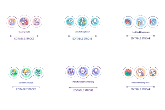 Environmentalism Concept Icons Bundle: Graphics & Icons for Crafters & Makers