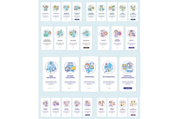 Evaluating the Eye Health Onboarding Mobile Page Set for Embroidery Use