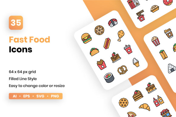 Fast Food Filled Line Icons: A Crafter’s Honest Review for Real-World Use