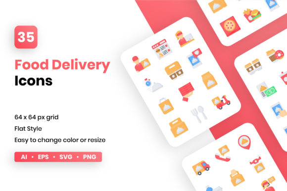 Food Delivery Flat Icon Set: A Designer’s Real-World Review
