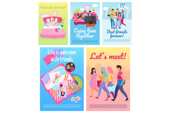 Friends Pastime Brochure Template Set Review for Real Embroidery Use