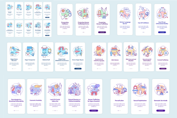 Human Trafficking App Page Bundle: A Designer’s Review of Practical Use in Real Client Projects