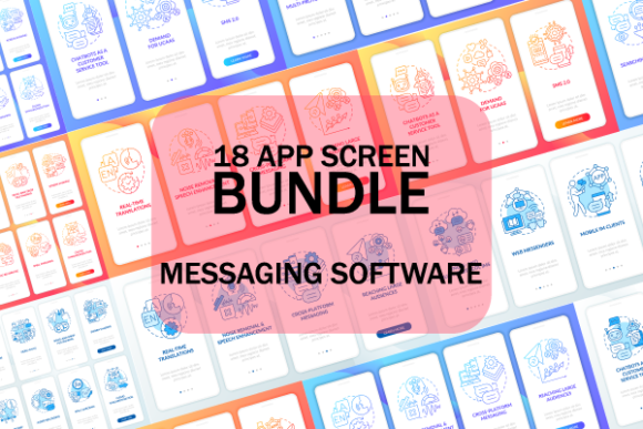 Message Software App Page Bundle: Graphics & Templates Review