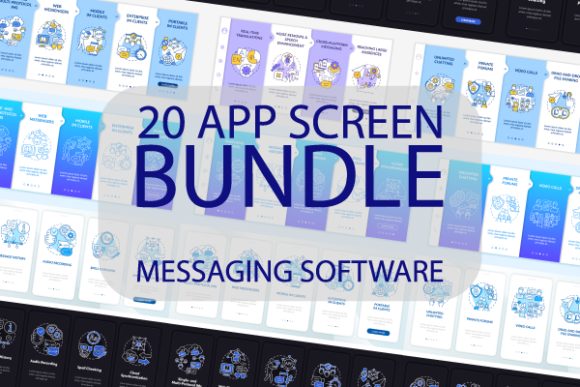 Messaging App Screens Bundle: An Embroidery Review