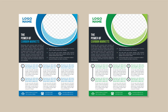 Power of Carbon Markets Flyer: Graphics & Print Templates