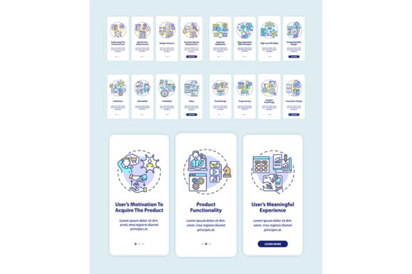 Product Development Onboarding Mobile Graphics Review