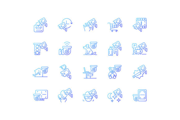 Surveillance and Security Systems Icons Review