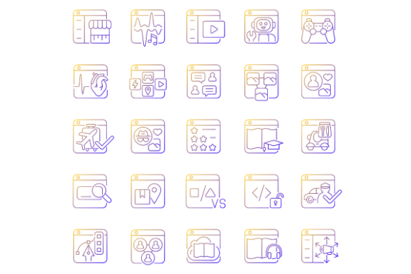 Testing the Online Platforms Gradient Icons Bundle for Real Embroidery Projects
