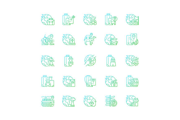 Travel Gradient Icons for Digital Sellers: A Practical Review